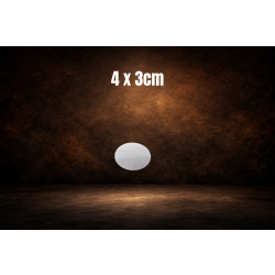 Owal 4x3cm, sklejka 3mm